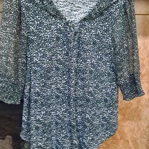 Lucky brand pheasant blouse